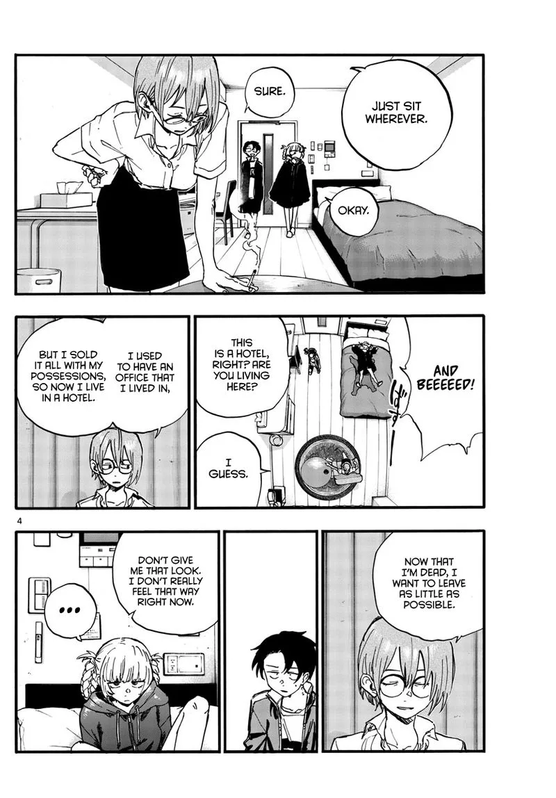 Yofukashi no Uta Chapter 99 page 4