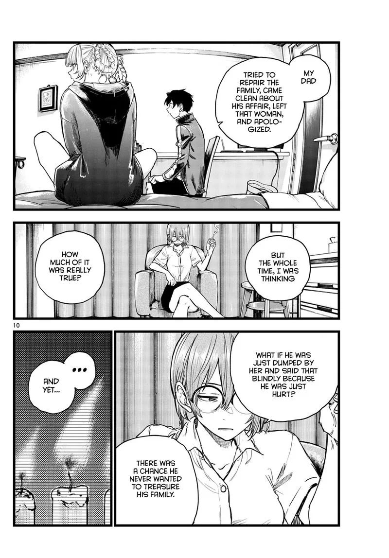 Yofukashi no Uta Chapter 99 page 10