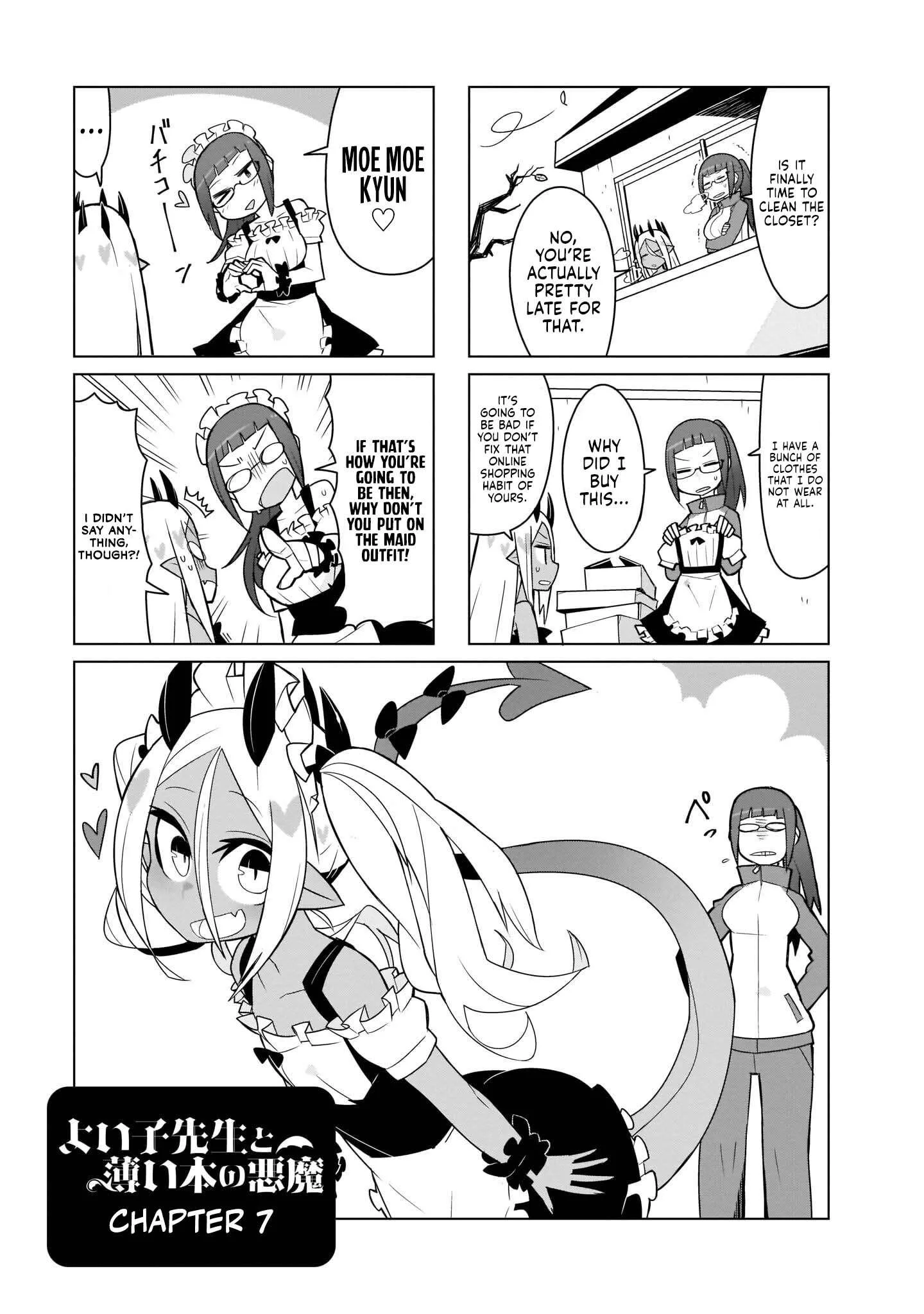 Yoiko Sensei To Usuihon No Akuma Chapter 7 page 1