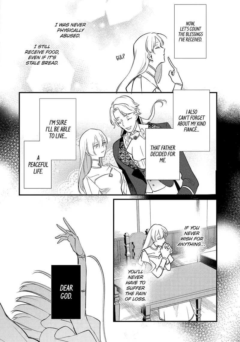 Yomei Wazuka Dakara to Tsuihou Sareta Seijo desu ga, Junrei no Tabi ni Detara Chou Kenkou ni Narimashita Chapter 1 page 13