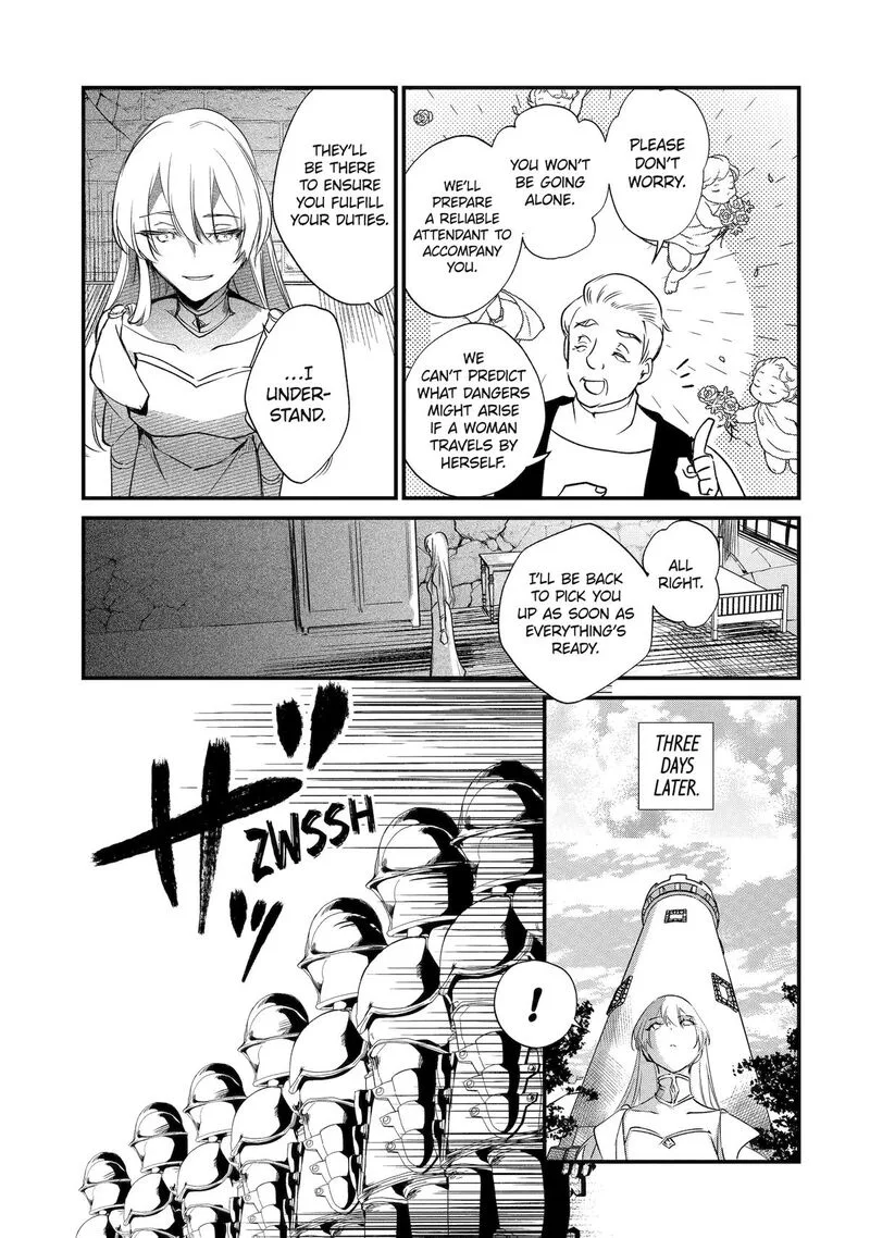 Yomei Wazuka Dakara to Tsuihou Sareta Seijo desu ga, Junrei no Tabi ni Detara Chou Kenkou ni Narimashita Chapter 1 page 28