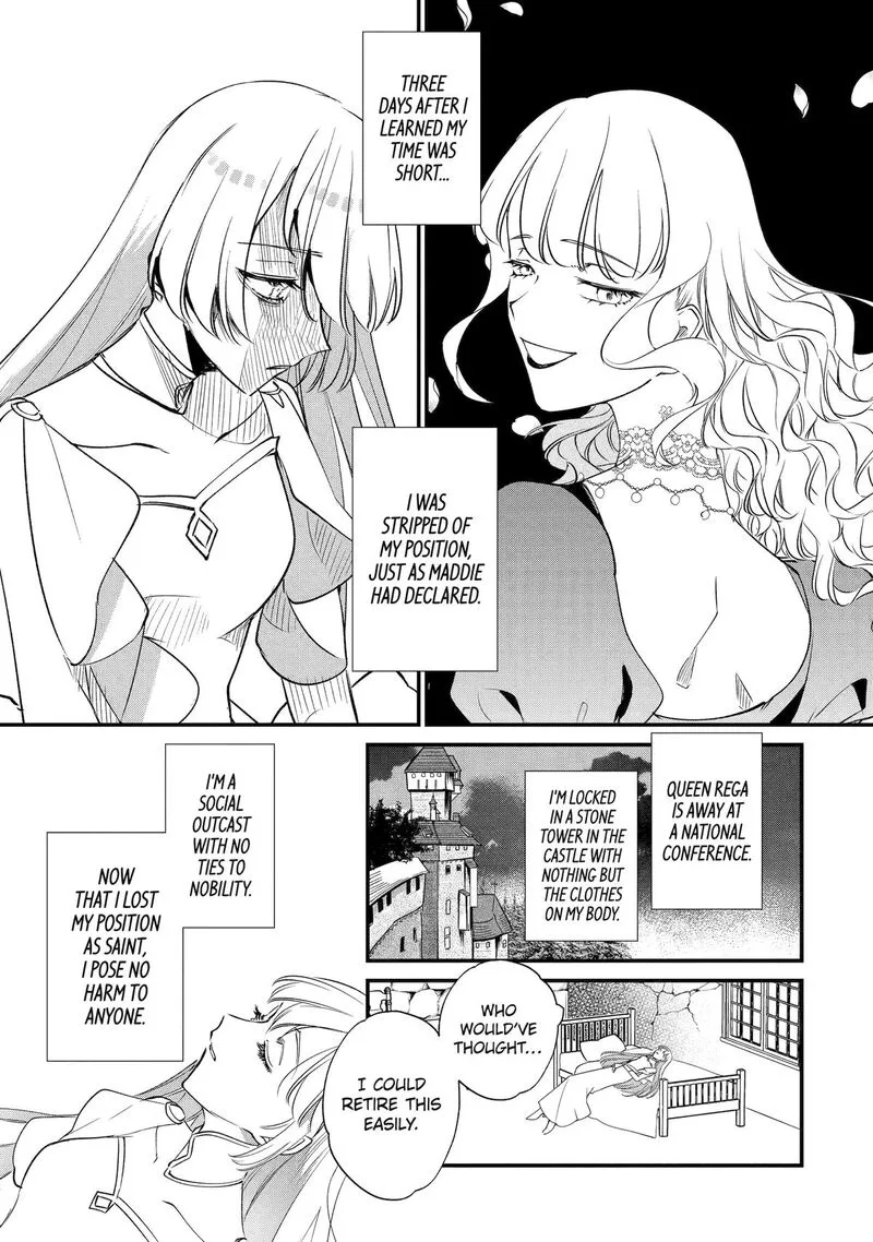 Yomei Wazuka Dakara to Tsuihou Sareta Seijo desu ga, Junrei no Tabi ni Detara Chou Kenkou ni Narimashita Chapter 1 page 22