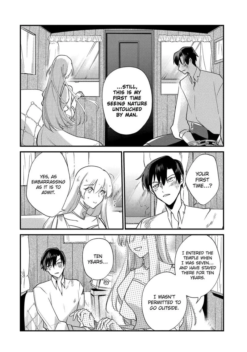 Yomei Wazuka Dakara to Tsuihou Sareta Seijo desu ga, Junrei no Tabi ni Detara Chou Kenkou ni Narimashita Chapter 1 page 42