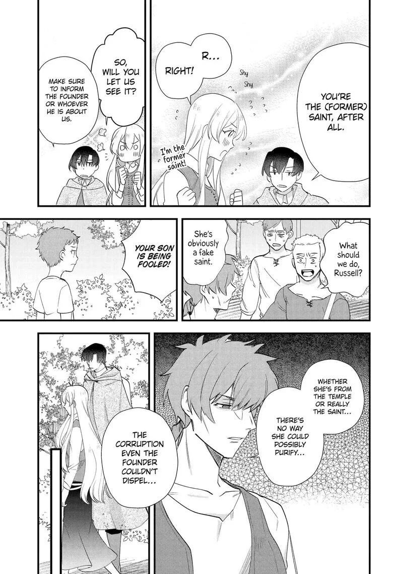 Yomei Wazuka Dakara to Tsuihou Sareta Seijo desu ga, Junrei no Tabi ni Detara Chou Kenkou ni Narimashita Chapter 10 page 21