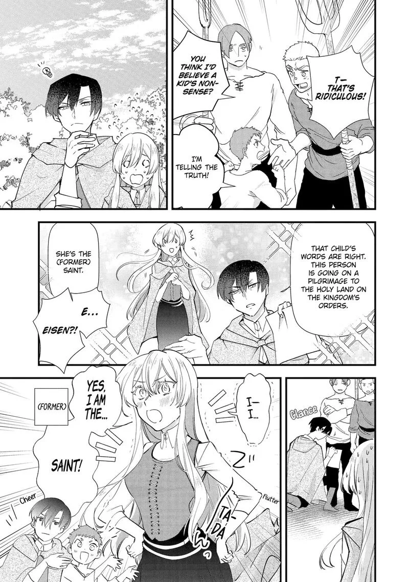 Yomei Wazuka Dakara to Tsuihou Sareta Seijo desu ga, Junrei no Tabi ni Detara Chou Kenkou ni Narimashita Chapter 10 page 11