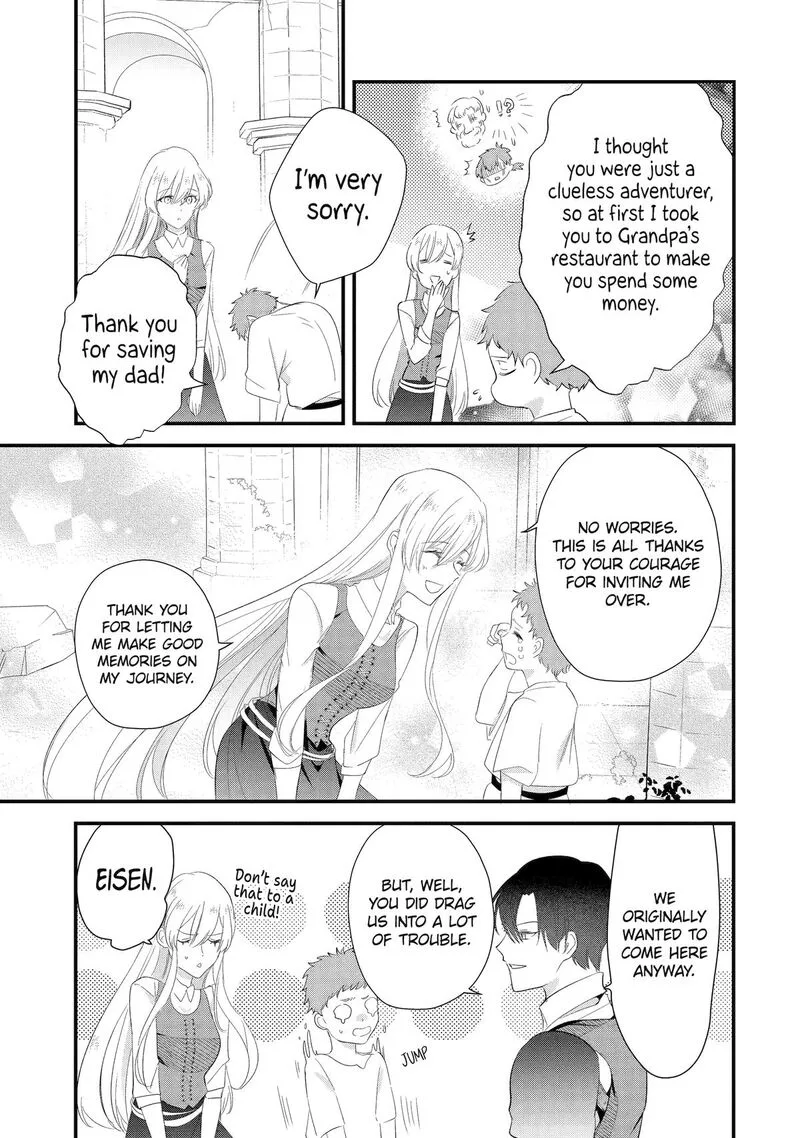 Yomei Wazuka Dakara to Tsuihou Sareta Seijo desu ga, Junrei no Tabi ni Detara Chou Kenkou ni Narimashita Chapter 12 page 33