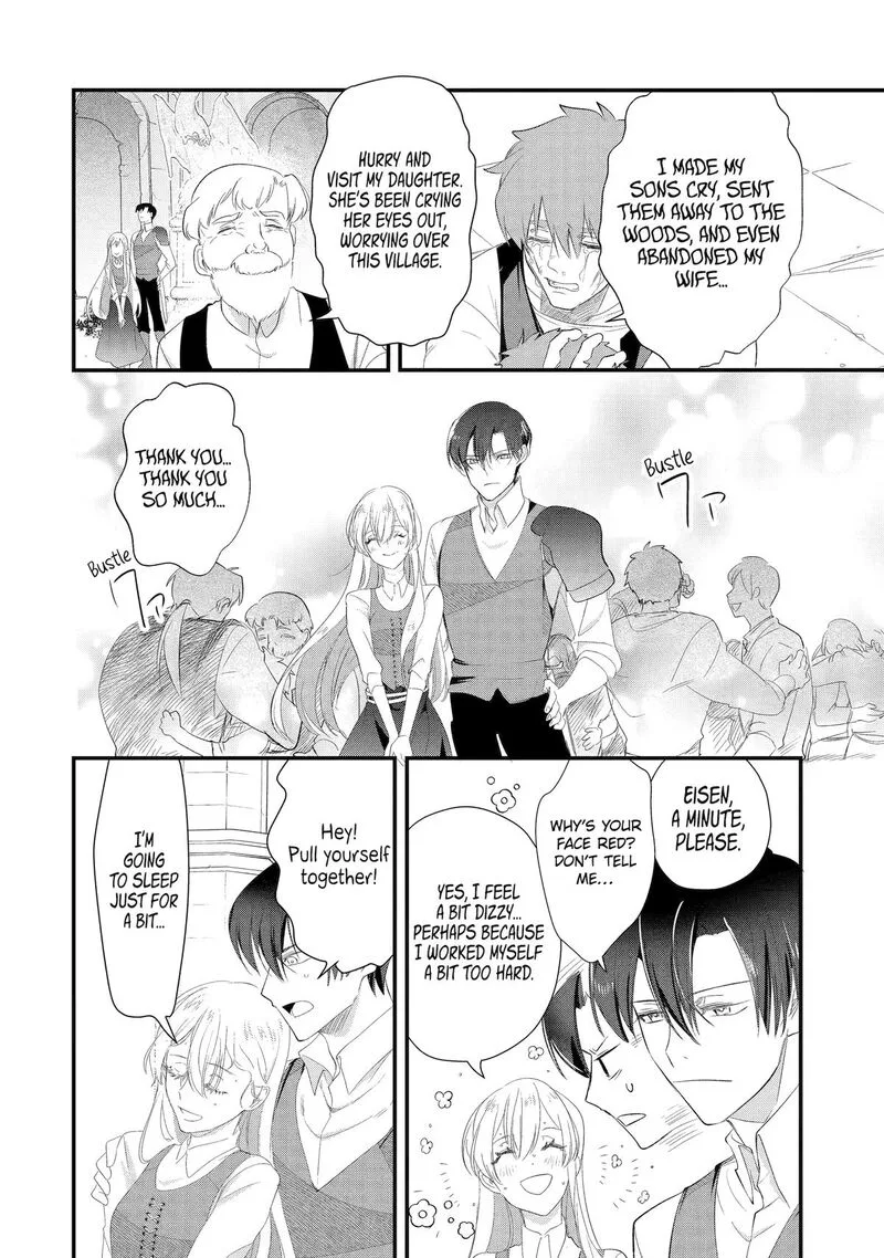 Yomei Wazuka Dakara to Tsuihou Sareta Seijo desu ga, Junrei no Tabi ni Detara Chou Kenkou ni Narimashita Chapter 12 page 34