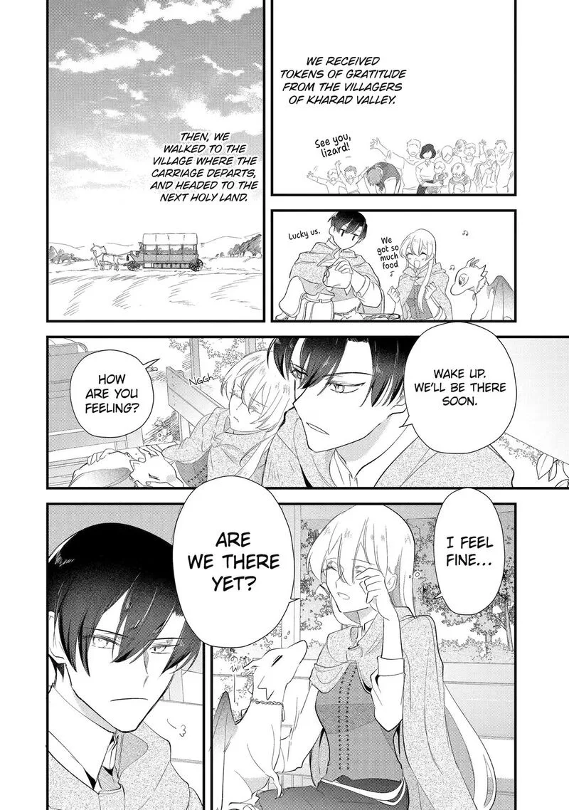 Yomei Wazuka Dakara to Tsuihou Sareta Seijo desu ga, Junrei no Tabi ni Detara Chou Kenkou ni Narimashita Chapter 13 page 2