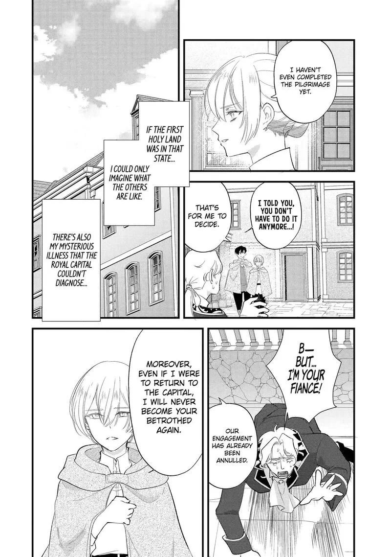 Yomei Wazuka Dakara to Tsuihou Sareta Seijo desu ga, Junrei no Tabi ni Detara Chou Kenkou ni Narimashita Chapter 14 page 16