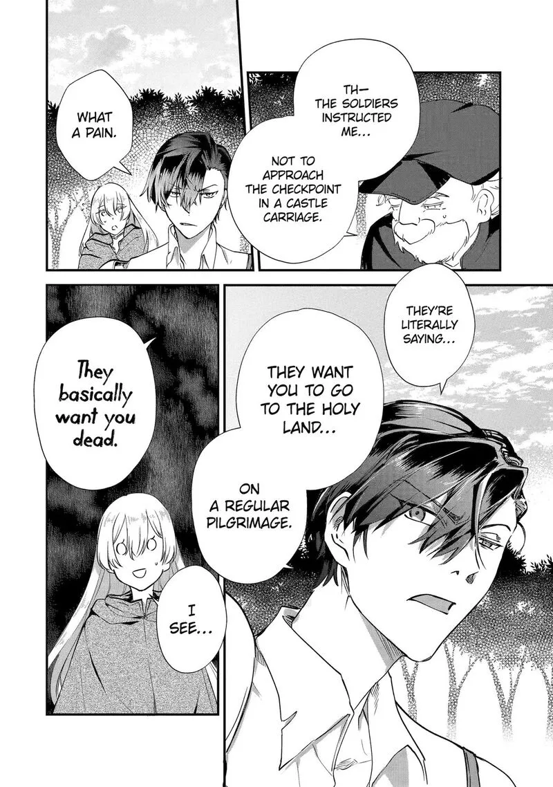 Yomei Wazuka Dakara to Tsuihou Sareta Seijo desu ga, Junrei no Tabi ni Detara Chou Kenkou ni Narimashita Chapter 2 page 12