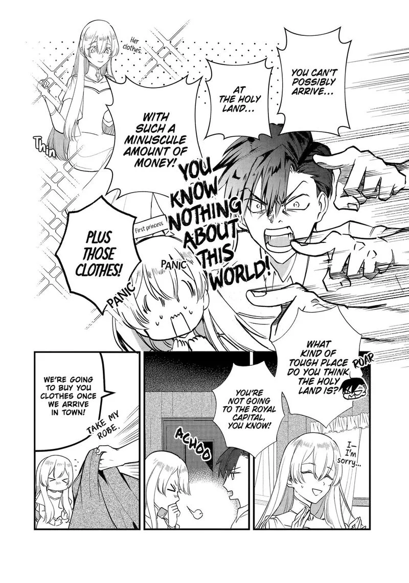 Yomei Wazuka Dakara to Tsuihou Sareta Seijo desu ga, Junrei no Tabi ni Detara Chou Kenkou ni Narimashita Chapter 2 page 8