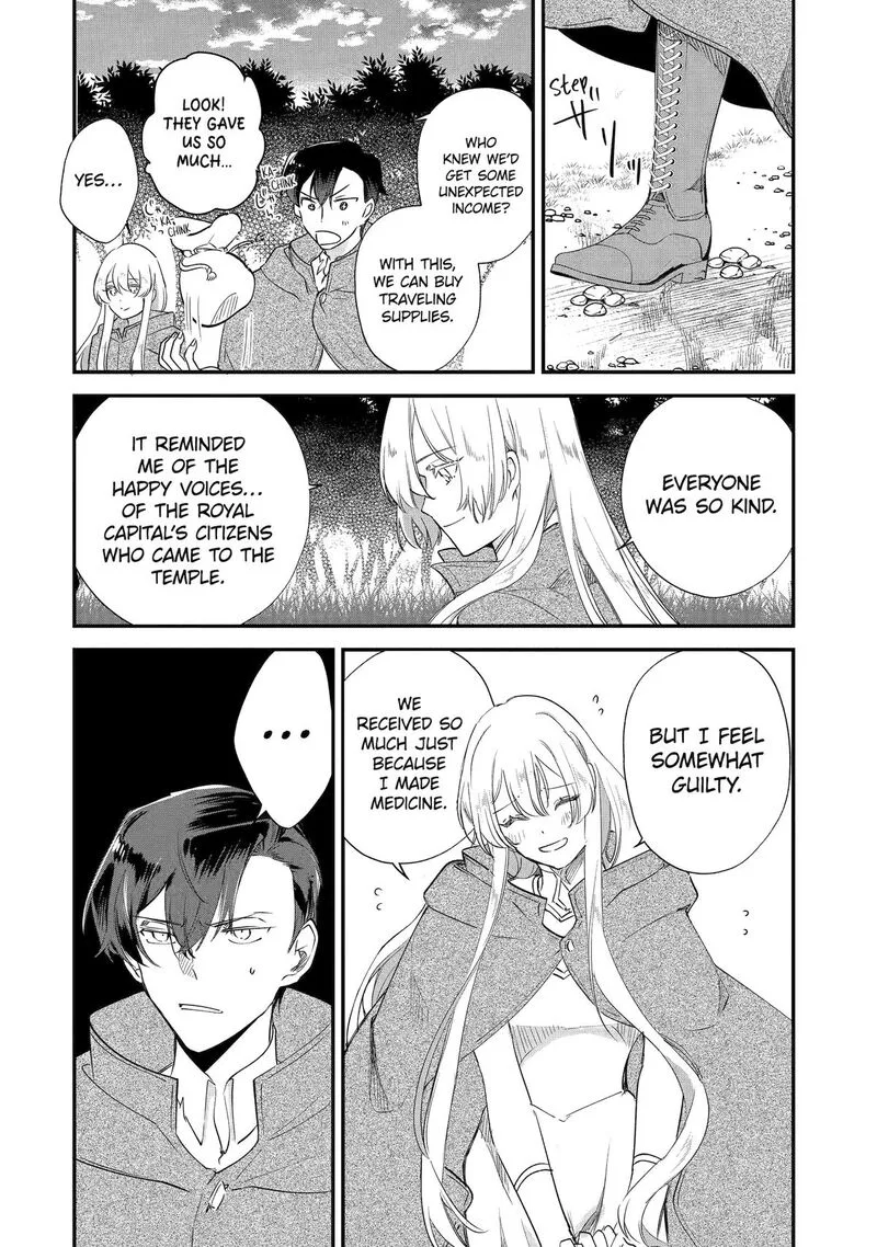 Yomei Wazuka Dakara to Tsuihou Sareta Seijo desu ga, Junrei no Tabi ni Detara Chou Kenkou ni Narimashita Chapter 3 page 12