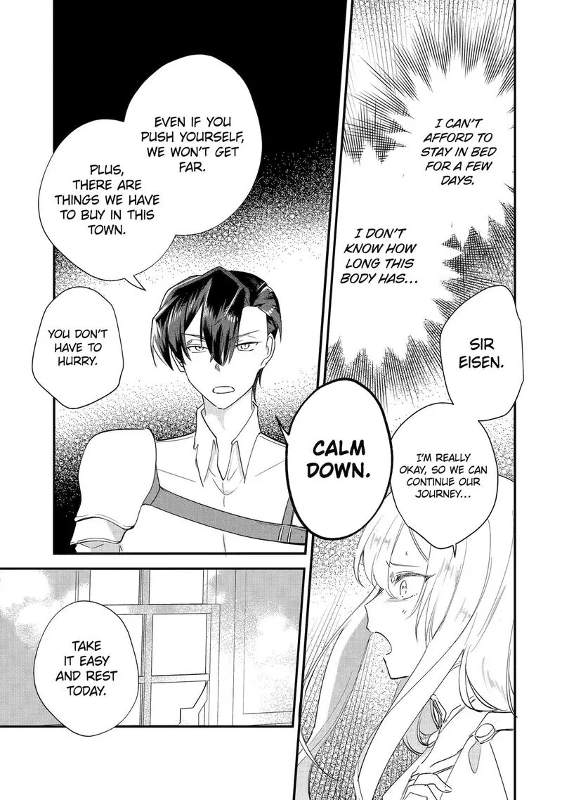 Yomei Wazuka Dakara to Tsuihou Sareta Seijo desu ga, Junrei no Tabi ni Detara Chou Kenkou ni Narimashita Chapter 3 page 21