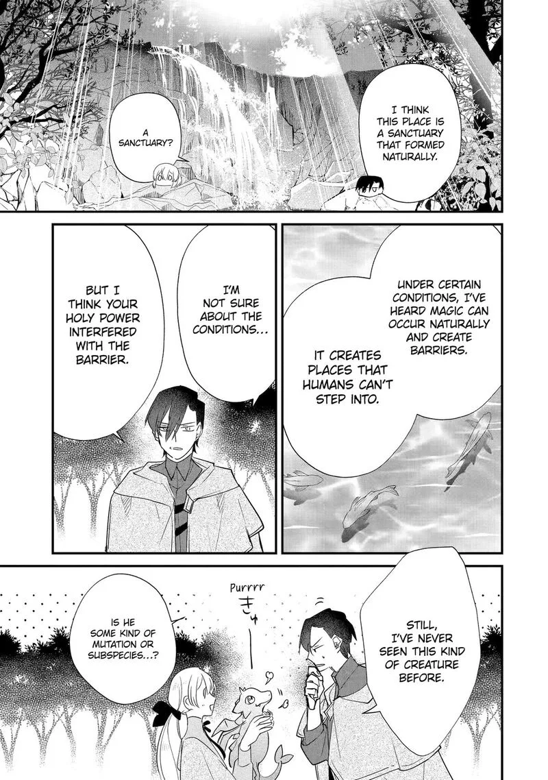 Yomei Wazuka Dakara to Tsuihou Sareta Seijo desu ga, Junrei no Tabi ni Detara Chou Kenkou ni Narimashita Chapter 5 page 31