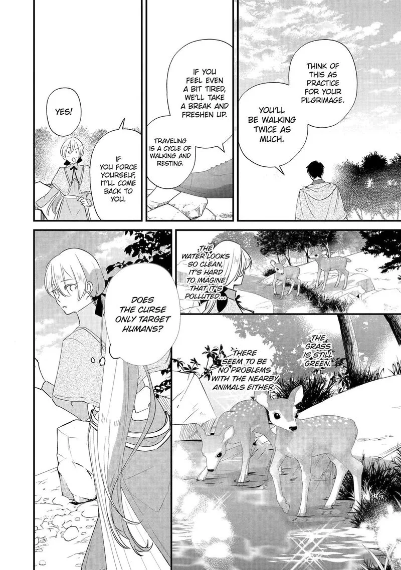 Yomei Wazuka Dakara to Tsuihou Sareta Seijo desu ga, Junrei no Tabi ni Detara Chou Kenkou ni Narimashita Chapter 5 page 16