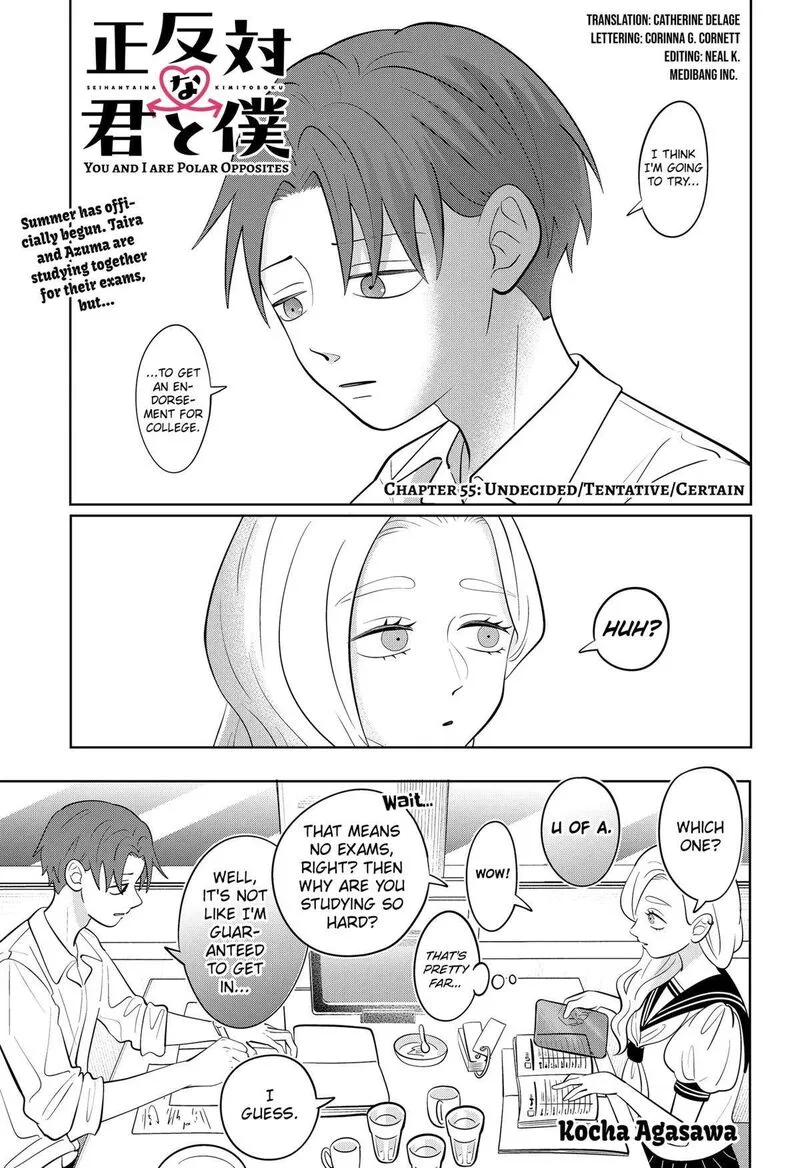 You and I are Polar Opposites Chapter 55 page 1