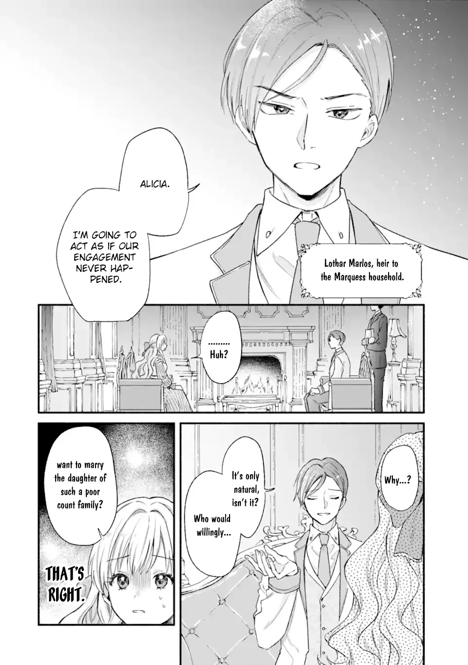 You Don't Have to Do Anything," Says My Overprotective Fiancé Chapter 1 page 6