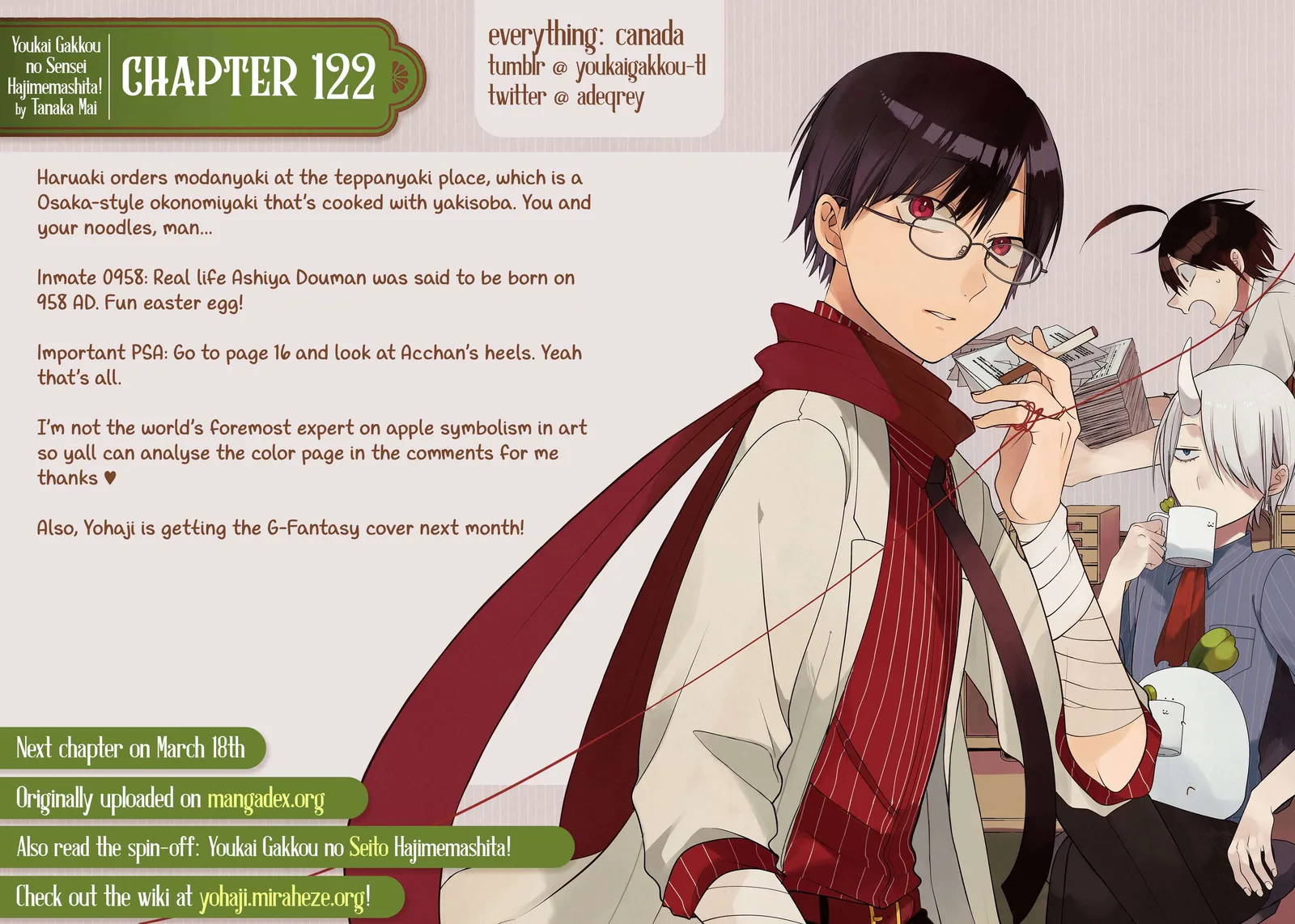 Youkai Gakkou no Sensei Hajimemashita! Chapter 122 page 30