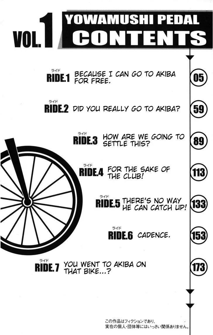Yowamushi Pedal Chapter 1 page 3