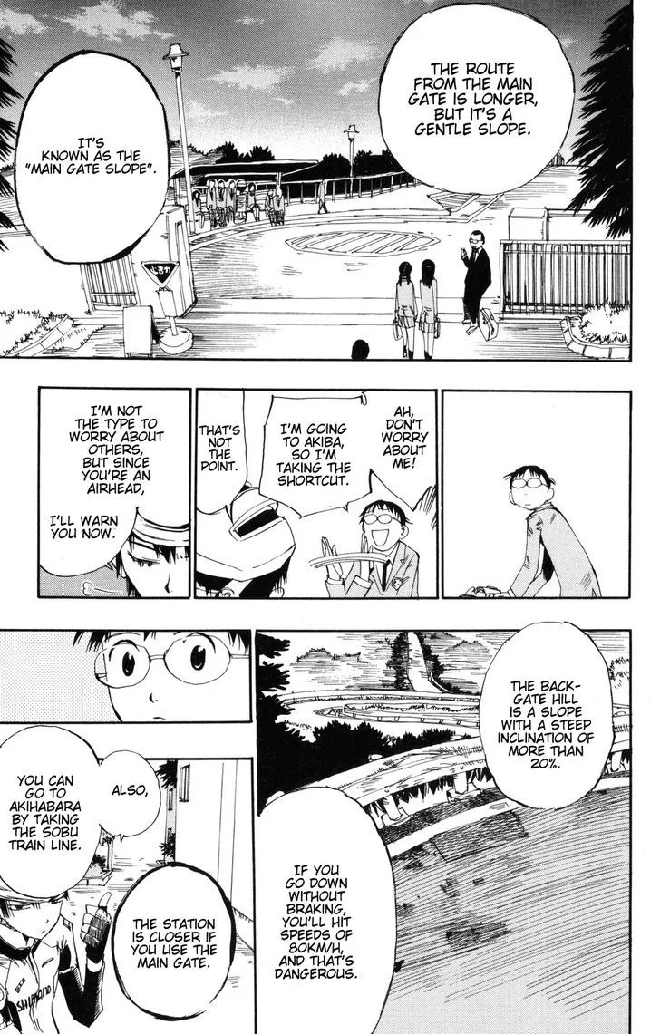 Yowamushi Pedal Chapter 1 page 33