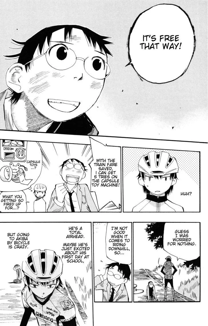 Yowamushi Pedal Chapter 1 page 39