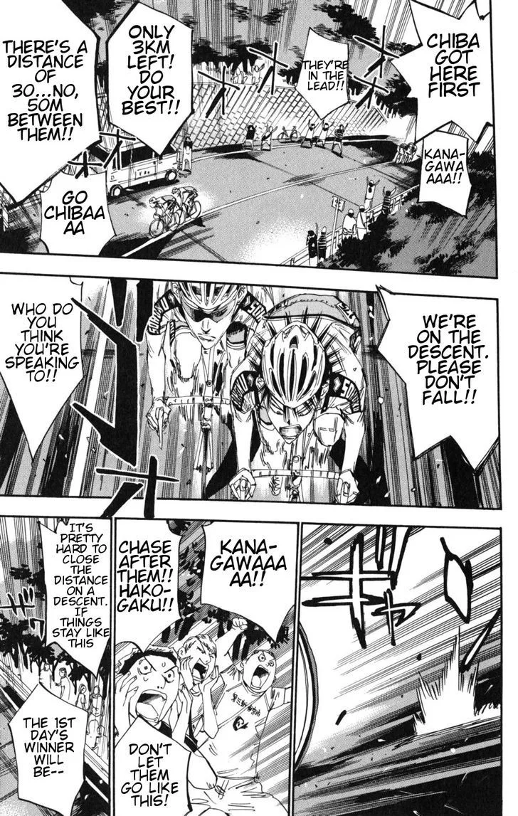 Yowamushi Pedal Chapter 102 page 14