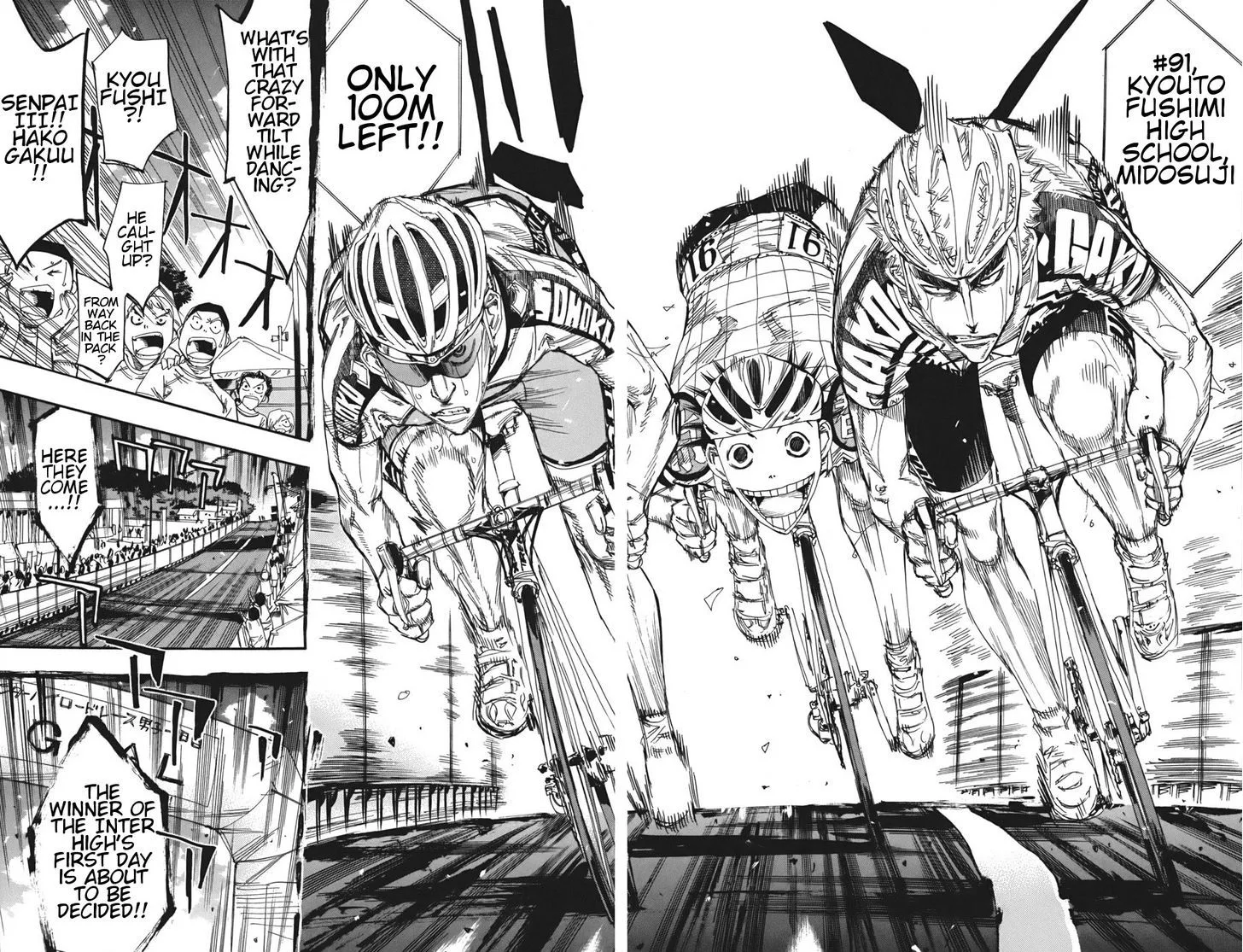 Yowamushi Pedal Chapter 107 page 16
