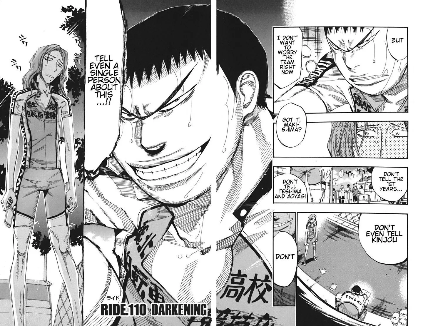 Yowamushi Pedal Chapter 110 page 2