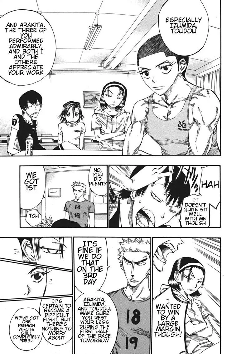 Yowamushi Pedal Chapter 110 page 17