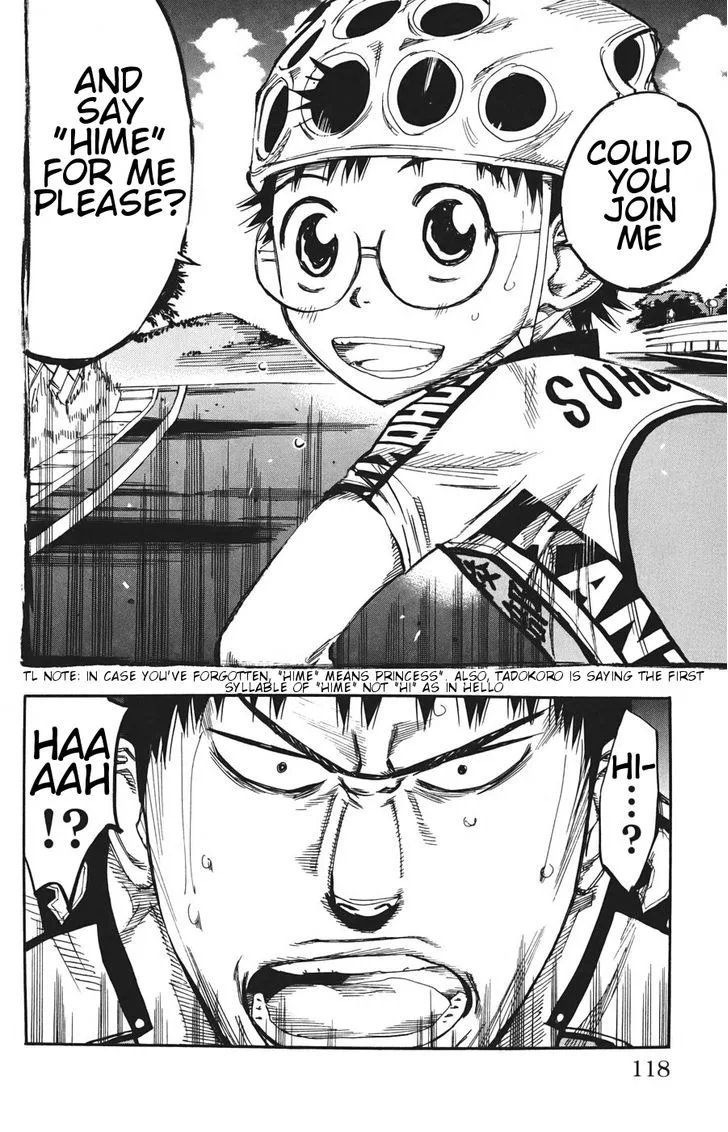 Yowamushi Pedal Chapter 116 page 21