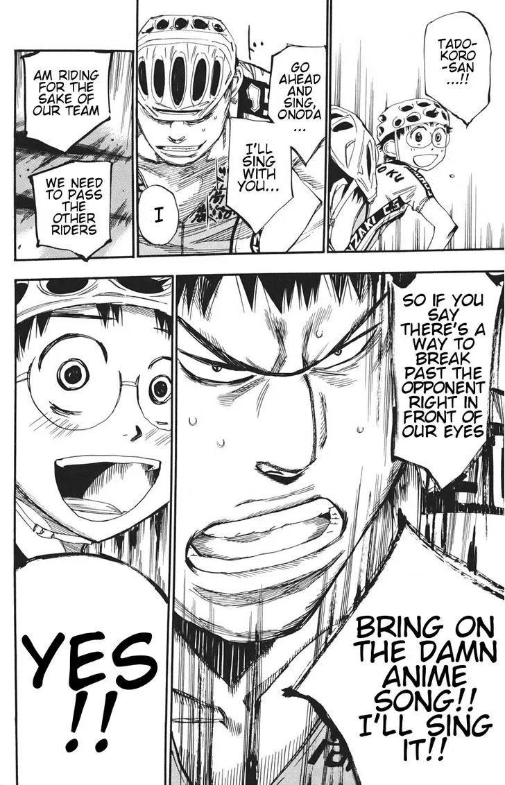 Yowamushi Pedal Chapter 117 page 14