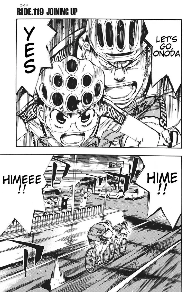 Yowamushi Pedal Chapter 119 page 1