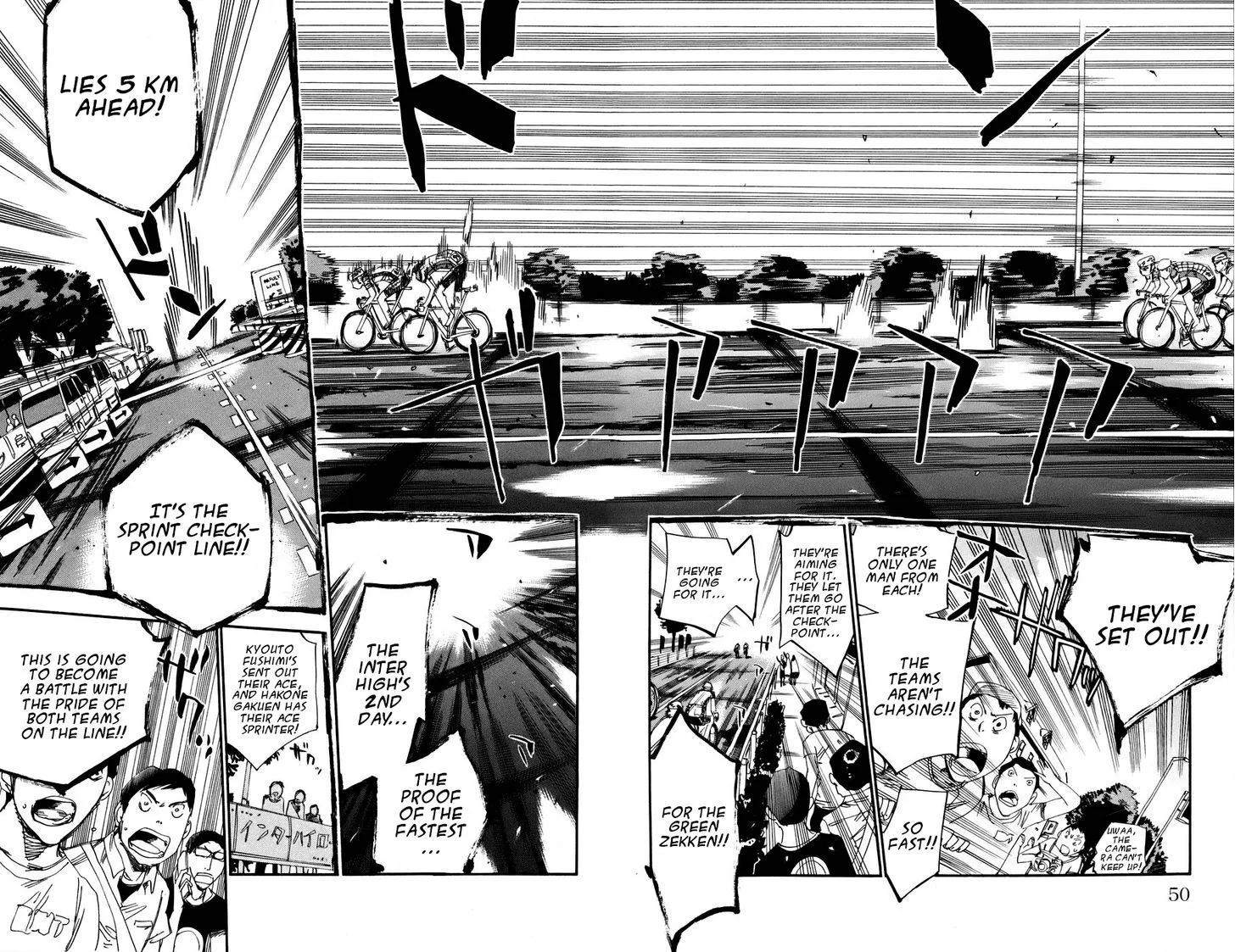 Yowamushi Pedal Chapter 122 page 6