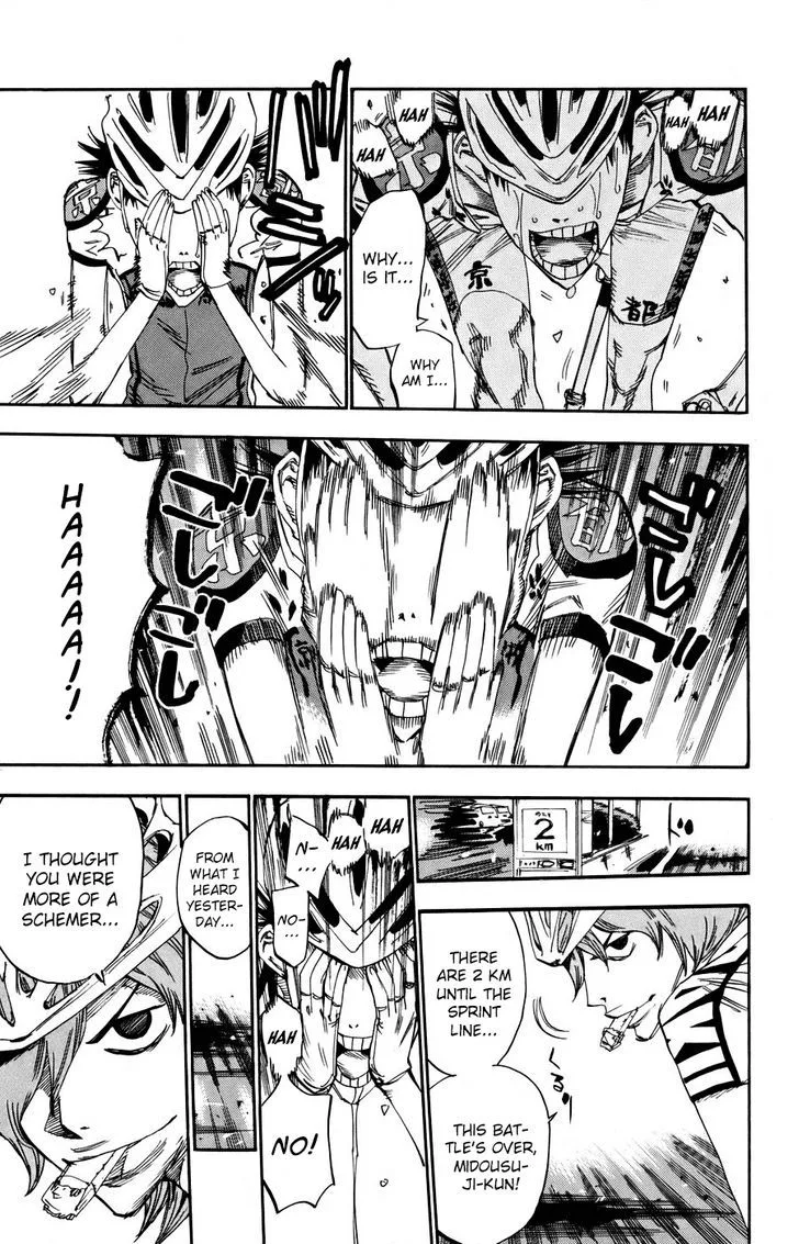 Yowamushi Pedal Chapter 124 page 19