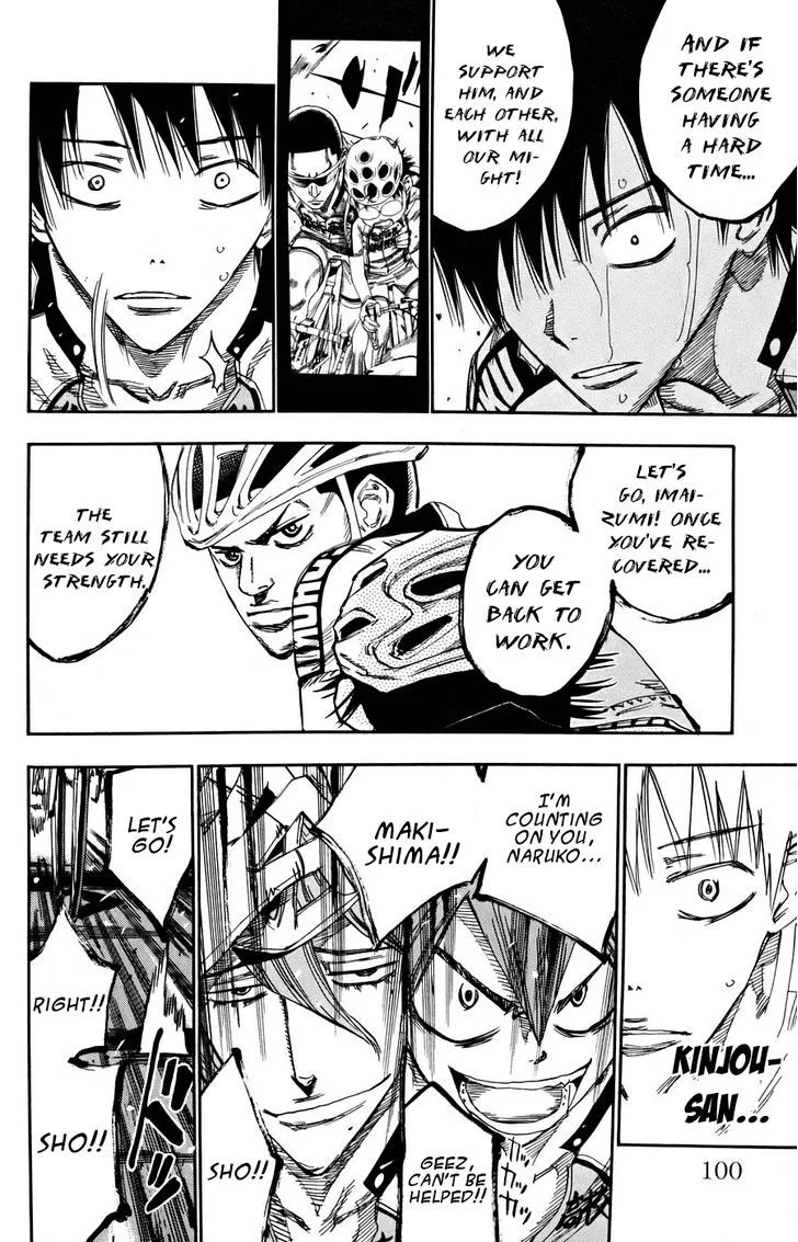 Yowamushi Pedal Chapter 124 page 16