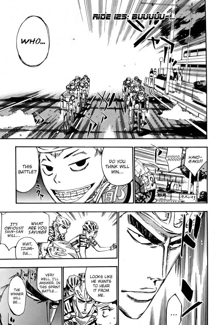 Yowamushi Pedal Chapter 125 page 2