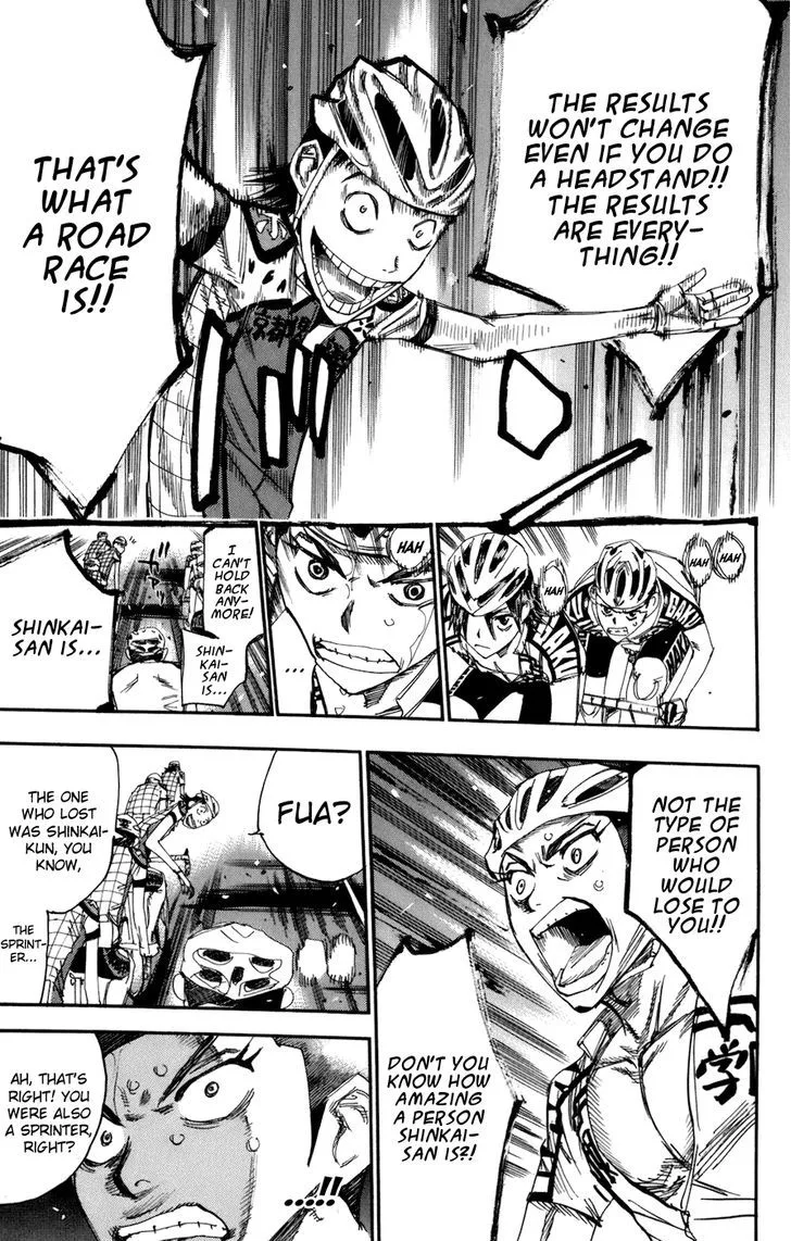 Yowamushi Pedal Chapter 133 page 8