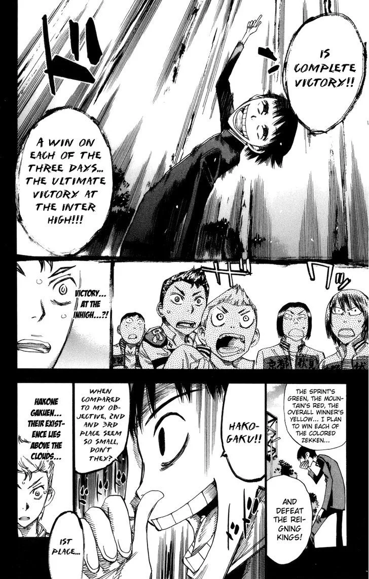Yowamushi Pedal Chapter 135 page 14