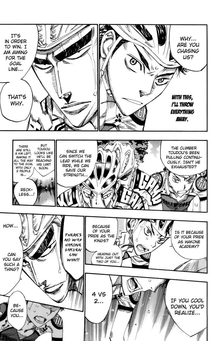 Yowamushi Pedal Chapter 136 page 9