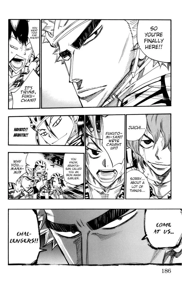 Yowamushi Pedal Chapter 137 page 17