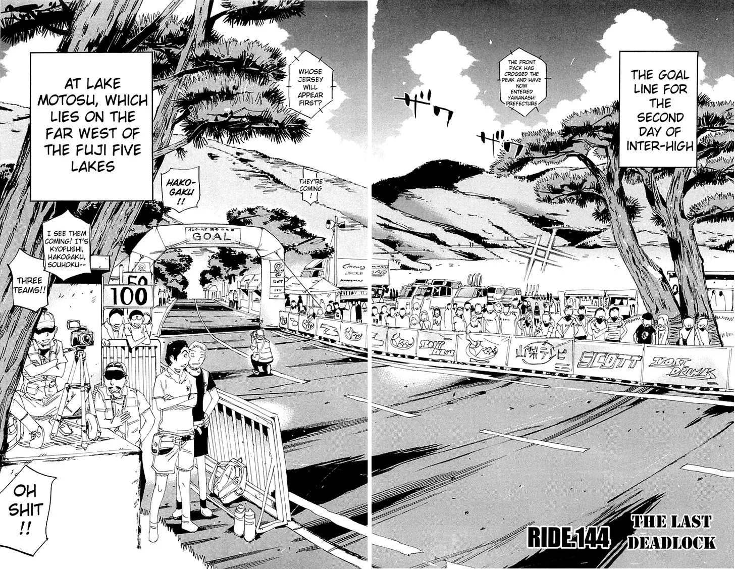 Yowamushi Pedal Chapter 144 page 2