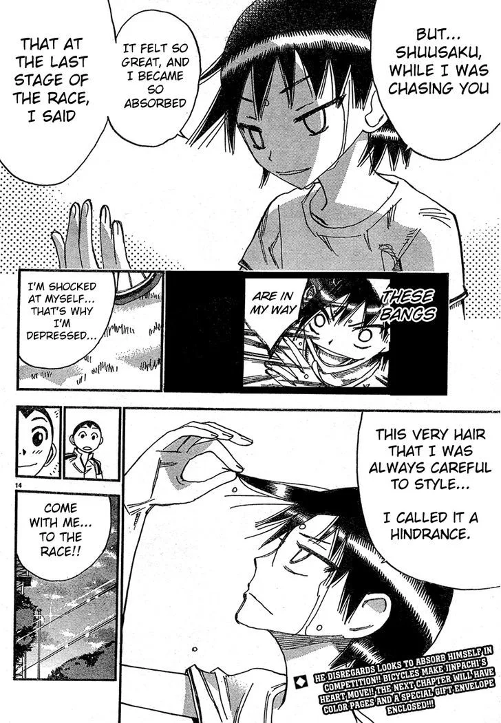 Yowamushi Pedal Chapter 154.2 page 13
