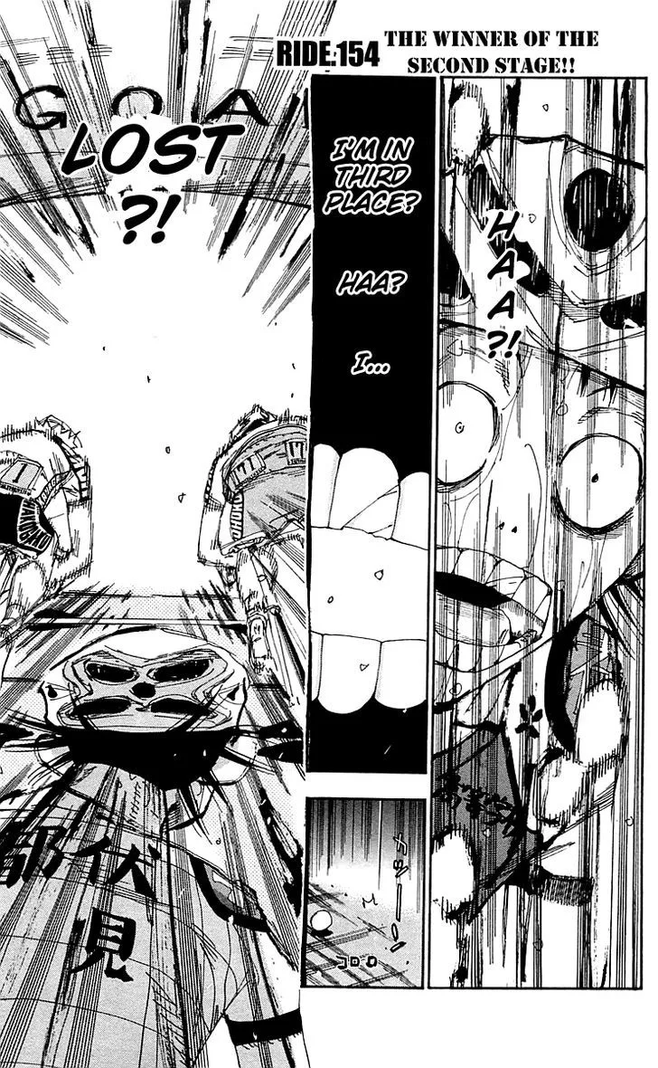 Yowamushi Pedal Chapter 154 page 1
