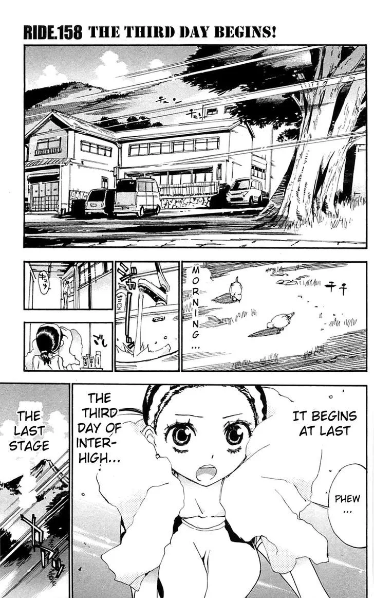 Yowamushi Pedal Chapter 158 page 1