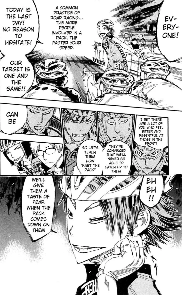Yowamushi Pedal Chapter 161 page 16