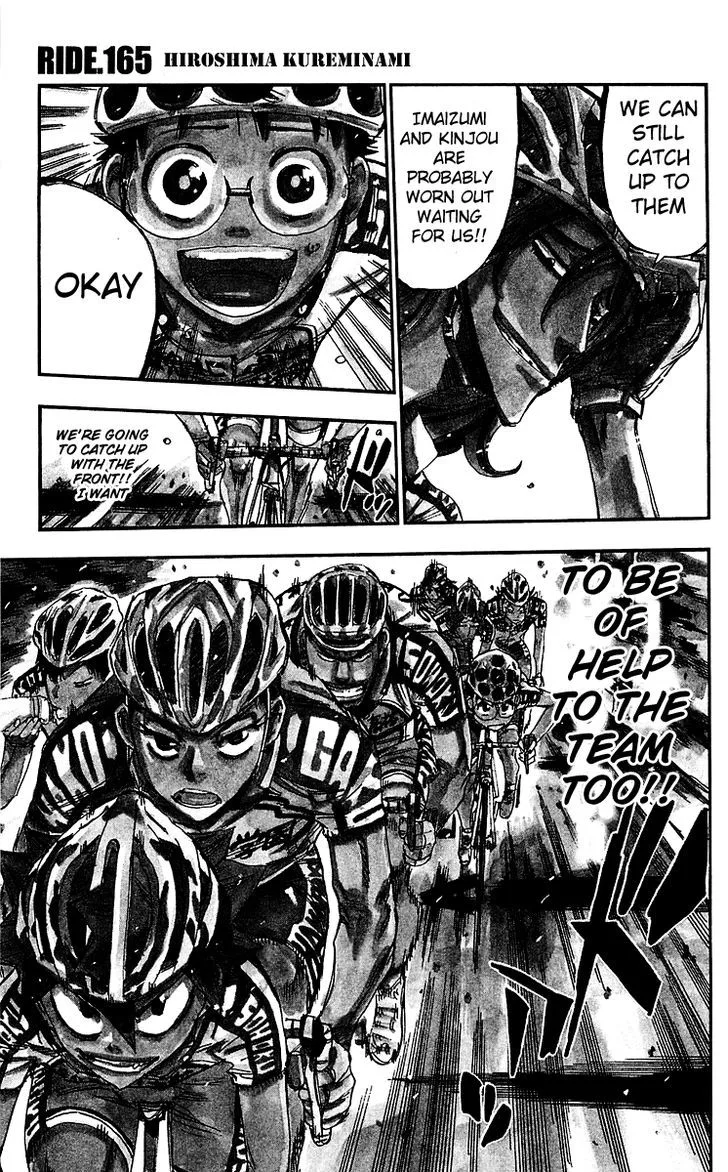 Yowamushi Pedal Chapter 165 page 1