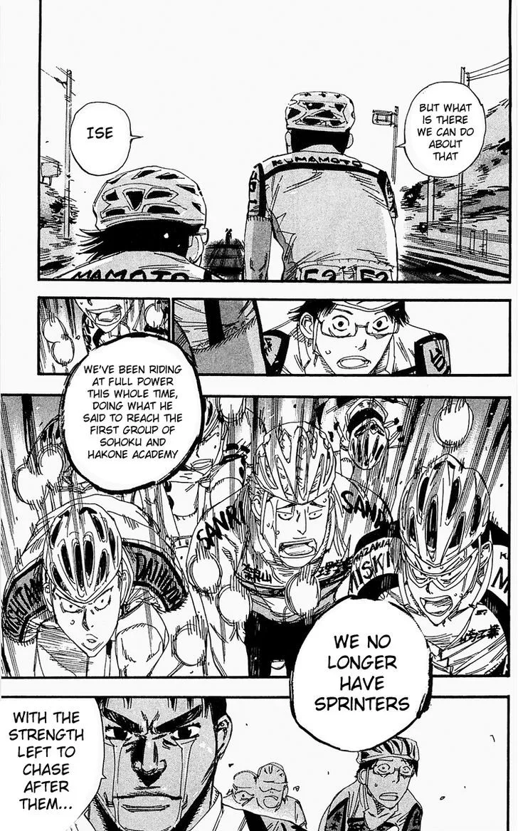Yowamushi Pedal Chapter 166 page 8