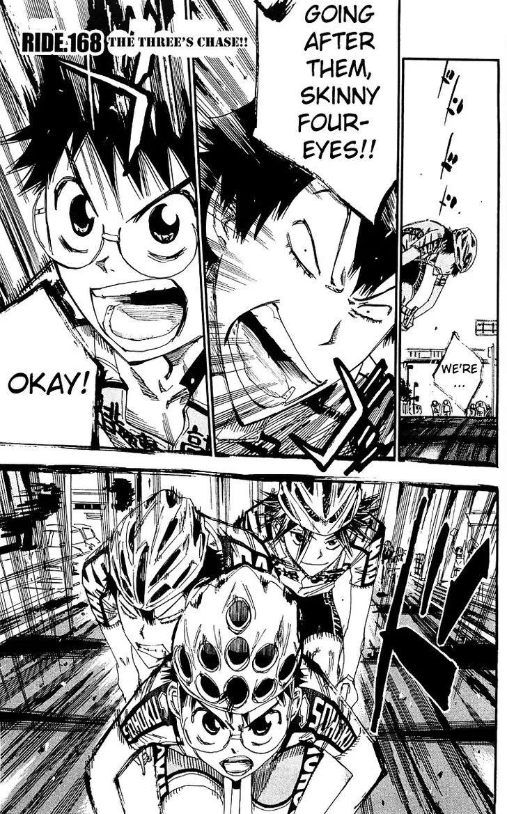 Yowamushi Pedal Chapter 168 page 1