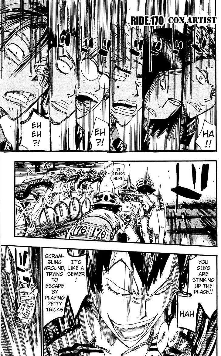 Yowamushi Pedal Chapter 170 page 1