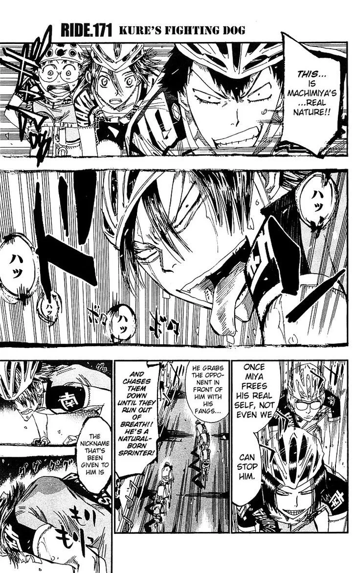 Yowamushi Pedal Chapter 171 page 1